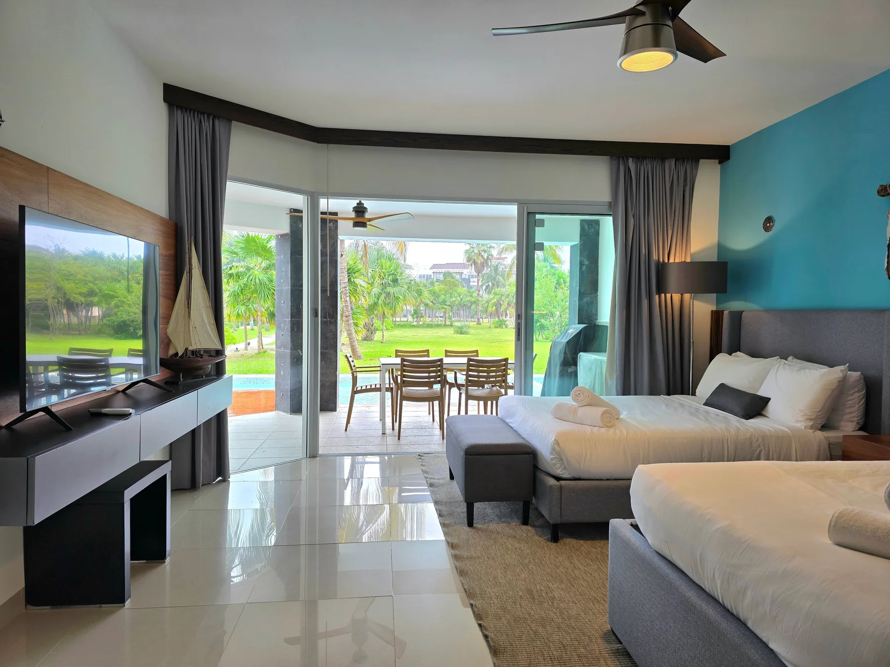 Suite Dune com vista para o jardim