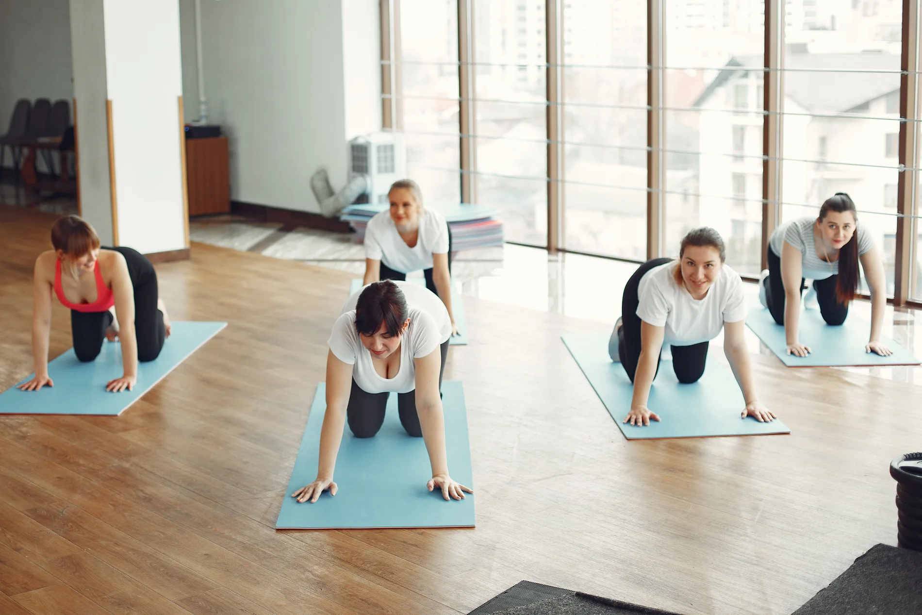 Aula de mobilidade e yoga